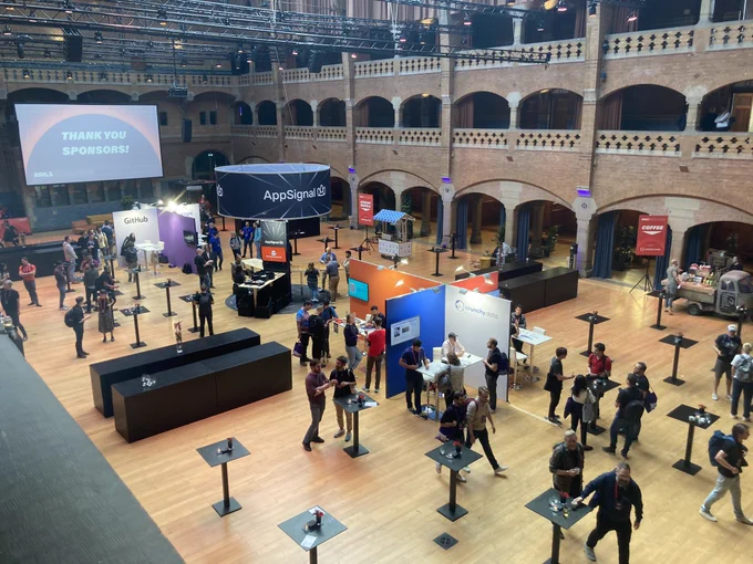 Rails world sponsors hall
