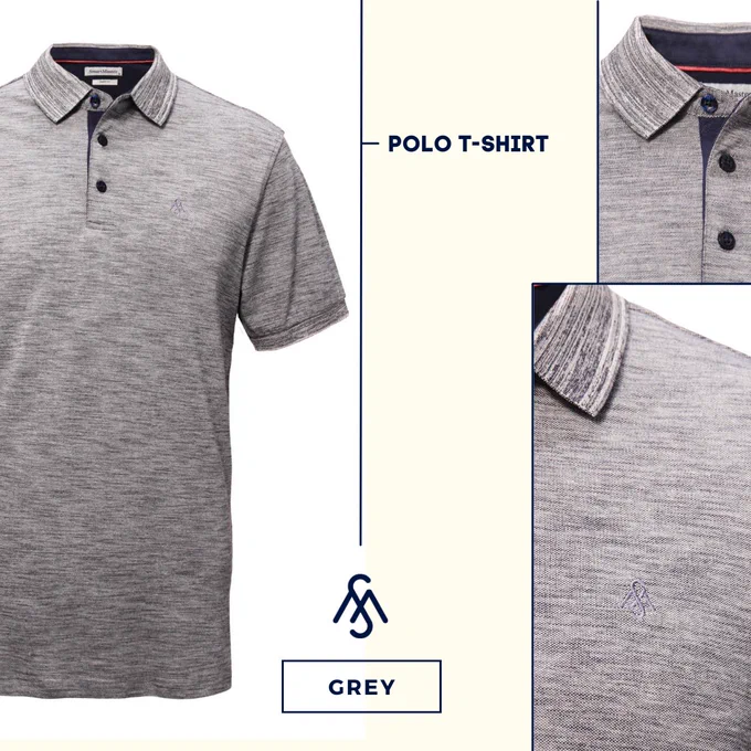 SmartMaster Polo-T Shirt (Grey)