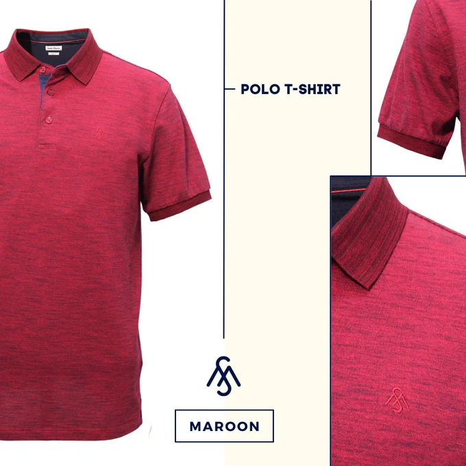 SmartMaster Polo-T Shirt (Maroon)