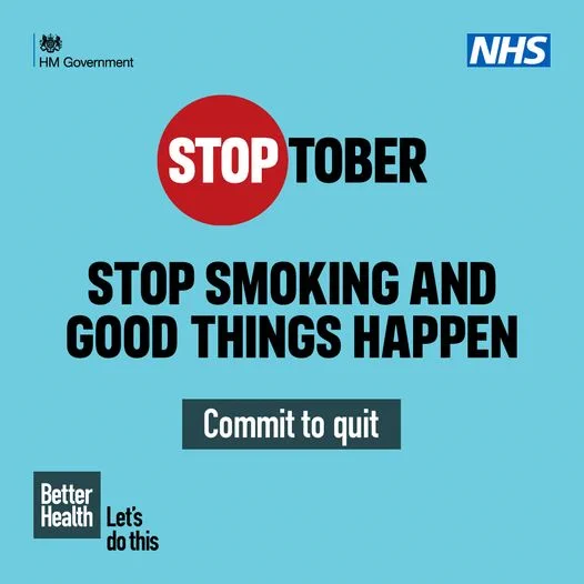 STOPTOBER

STOP SMOKING AND GOOD THINGS HAPPEN. Commit to quit. 