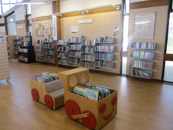 Childrens section of Morecambe Library