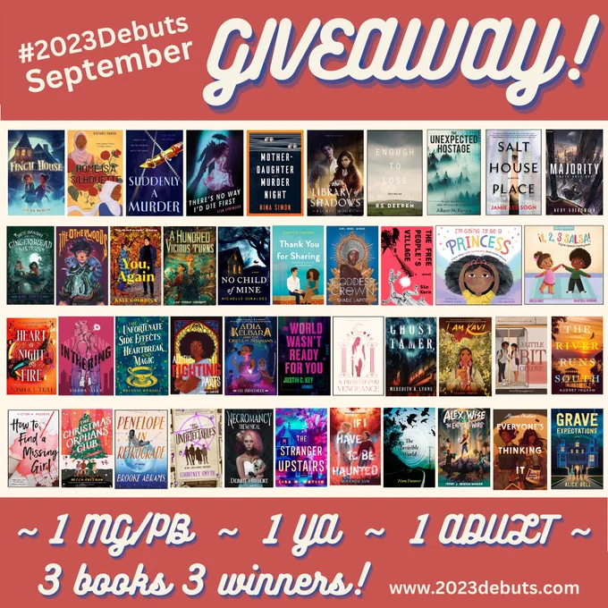 #2023Debuts September Giveaway