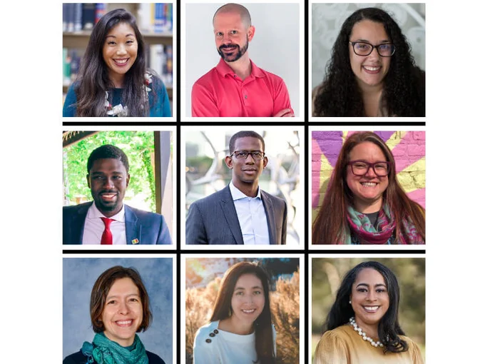 Collage of 9 Advisors for Educator Panel