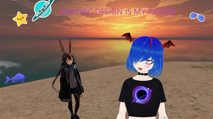 Picture of my first livestream ever had a lot of fun with Amiya at the beach in Gmod!