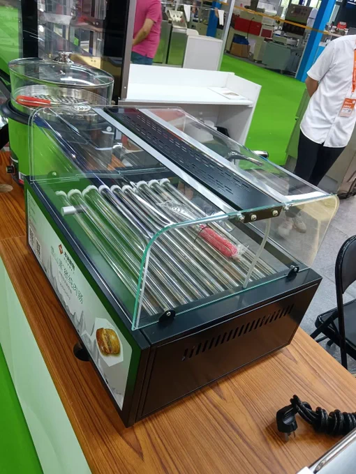 Hot dog roller grill