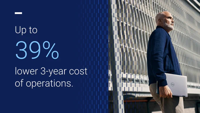 Up to 39% lower 3-year cost of operations.