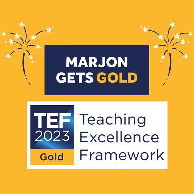 Marjon gets gold! TEF -2023 