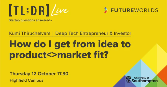 Flyer for TL;DR event on 12 October
