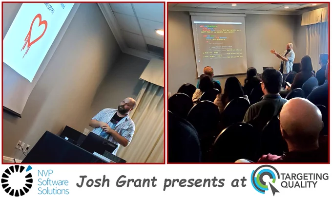 Josh Grant presents at Targeting Quality Conference