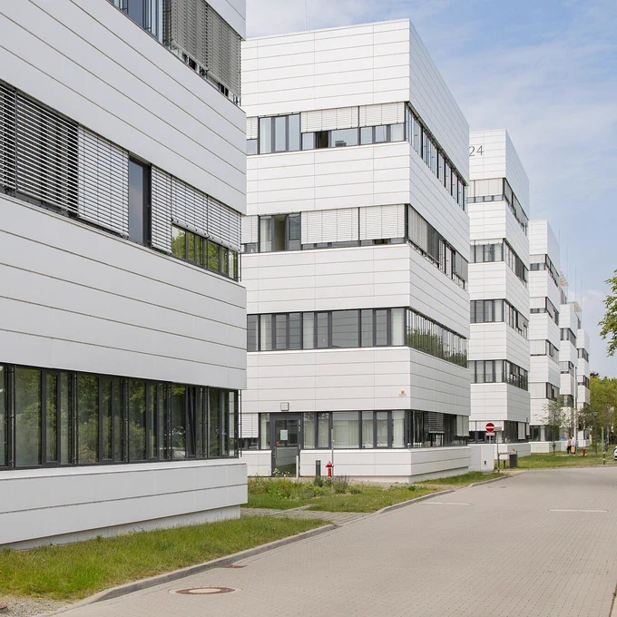 Moderne Gebäude der Biowissenschaften