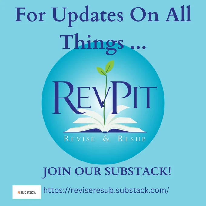 For Updates on all things RevPit (image of RevPit logo) Join our Substack (substack logo). https://reviseresub.substack.com/