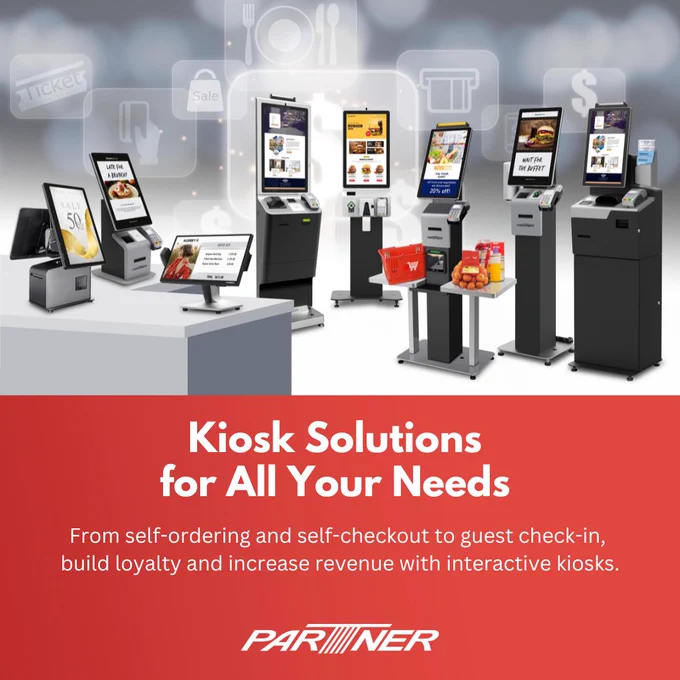 Partner Tech Interactive Kiosk Solutions, including Alfred, Baldwin and K27