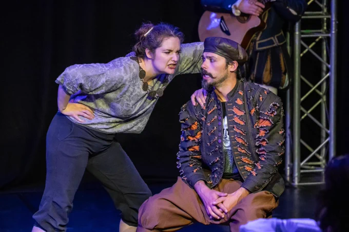 Actors Kirsty Eila McIntyre and Nicholas Thorne
