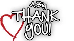 A big thank you