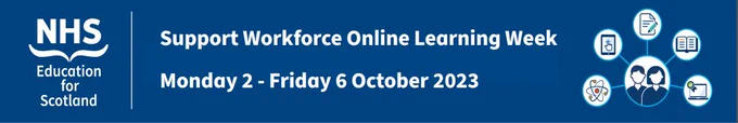 Support Workforce Online Learning Week 
Monday 2-Friday 6 October 2023