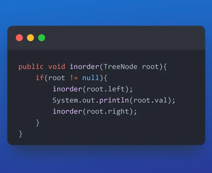 Binary tree inorder traversal