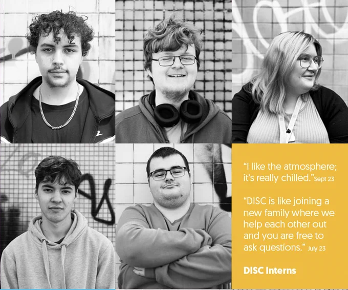 "DISC is like joining a new family where we help each other out and you are free to ask questions." July 23 DISC Interns