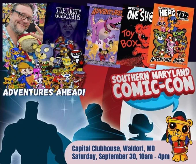 See you at the Southern Maryland Comic Con!