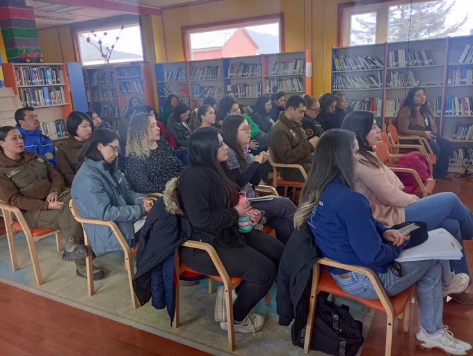 Las imágenes muestran la jornada de capacitación realizada en Cabo De Hornos