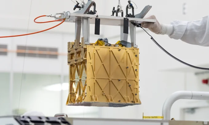 MOXIE experiment that was sent to Mars with the Perseverance rover.