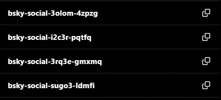 four bluesky codes