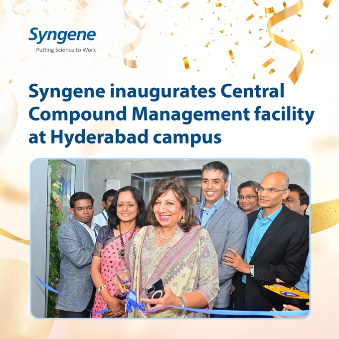 Compound management
Syngene Hyderabad Campus