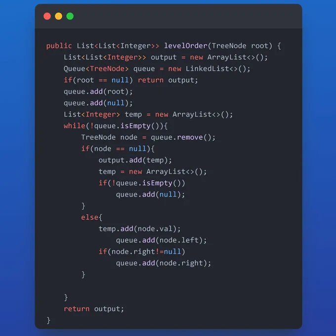 Binary Tree Level Order Traversal