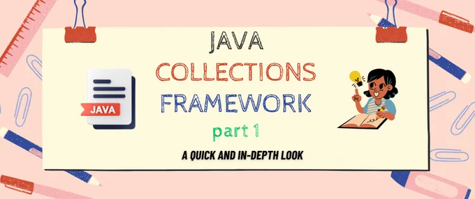 Text reading 'Java Collections Framework: Part 1'