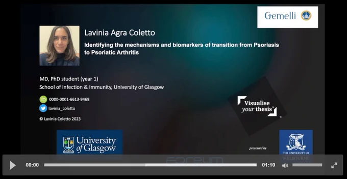 Video title page slide