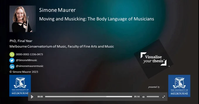 Video title page slide