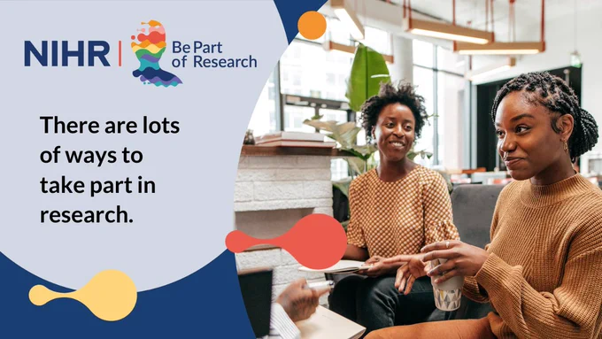 There are lots of ways to take part in research.