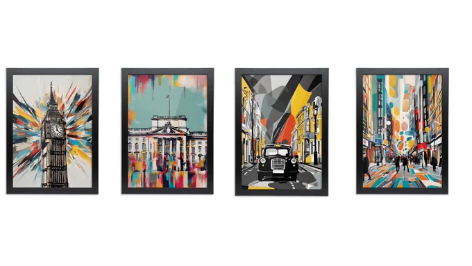 London abstract art images for download to print