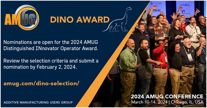 Nominations are being accepted for the AMUG DINO Award. 