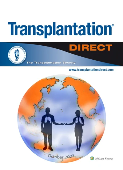 Transplantation Direct Cover for October 2023