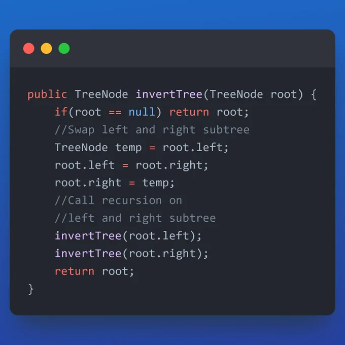 Invert Binary Tree
