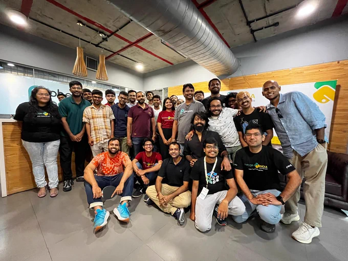 Group photo of PyCon India Devsprint organizers and attendees