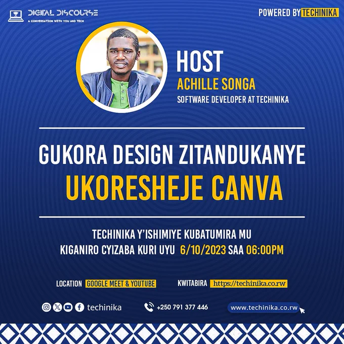 a session about canva in kinyarwanda