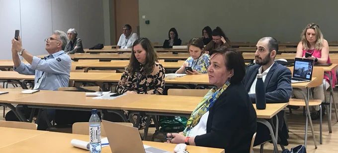 Participants attending the workshop on “Education for Sustainable Development” at the Forum Carpaticum held in Krakow