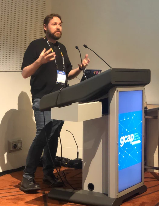 Matt Ditton on the Games Connect Asia Pacific stage.