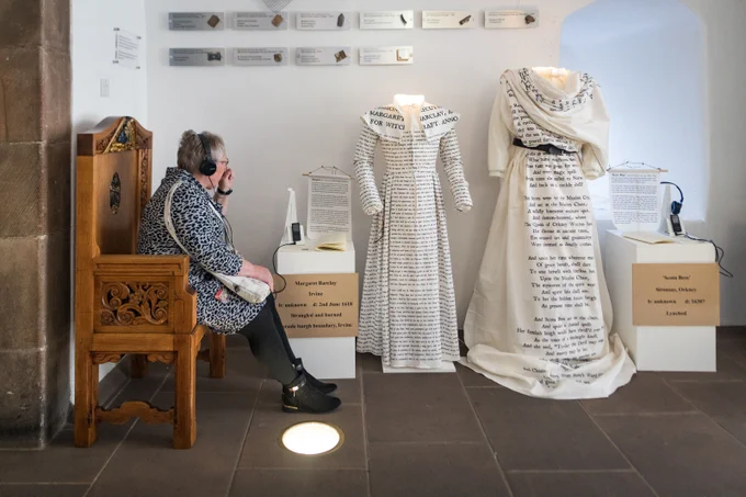Witches in Word, Not Deed showcased at this year's Edinburgh Napier Degree Show at Merchiston campus.
