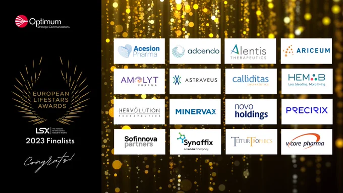 Optimum clients nominated at European Lifestar Awards 2023
