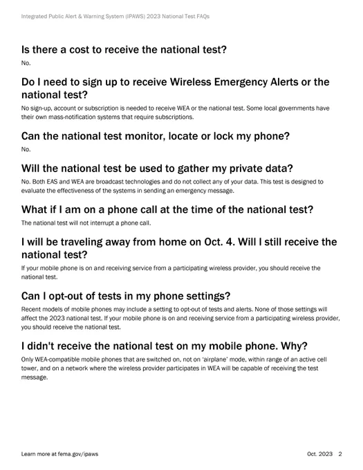 IPAWS 2023 National Test FAQs