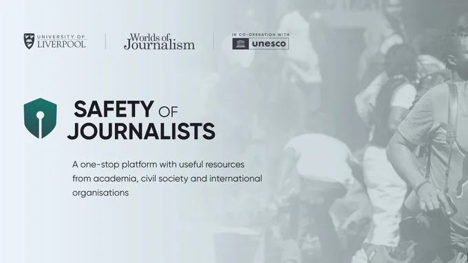 Screen capture from the Safety of Journalists Platform https://safetyofjournalists.org/