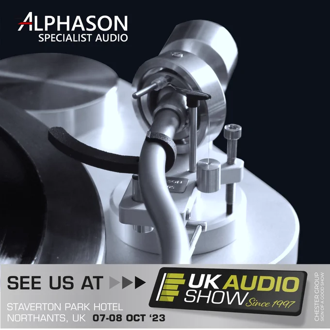 Alphason Audio will be at the UK Audio Show from the 7th to the 8th of October, so come and say hello