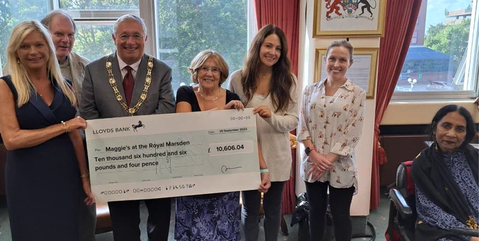 Mayor's Charities Cheque presentation 2022-2023