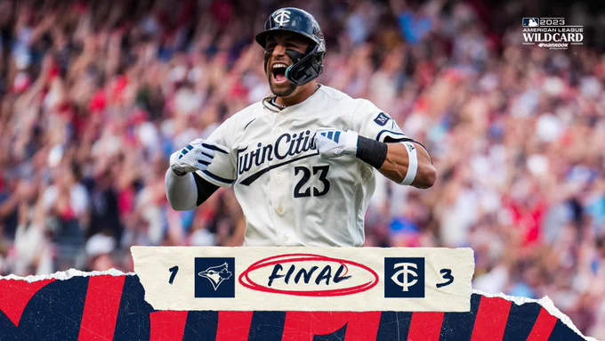 Twins defeat the Blue Jays 3-1. 