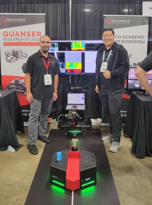 With Paul Karam from Quanser.  Quanser is developing engineering platforms that accelerate research and transform educational experiences.
https://www.quanser.com/