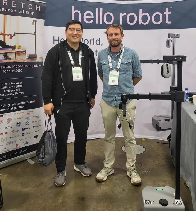 We met Blaine Matulevich and some of the Hello Robot Inc team and their Stretch robot. Stretch is a mobile manipulator unlike any other.
https://hello-robot.com/