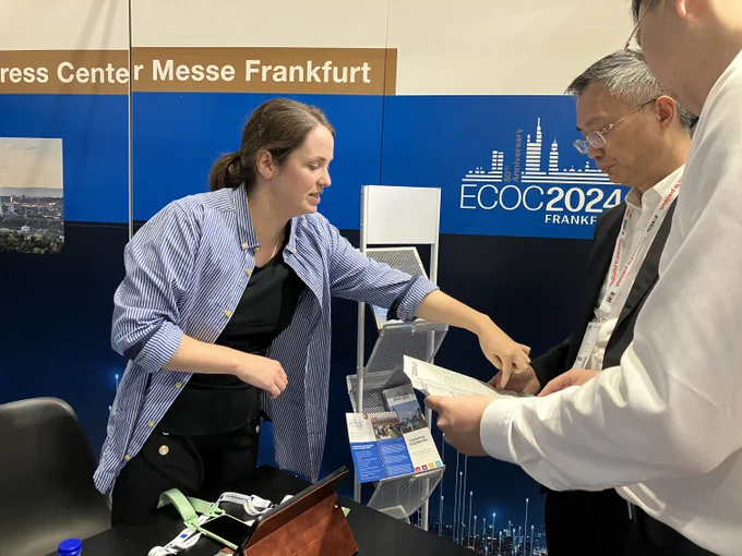ECOC 2024 exhibition stand