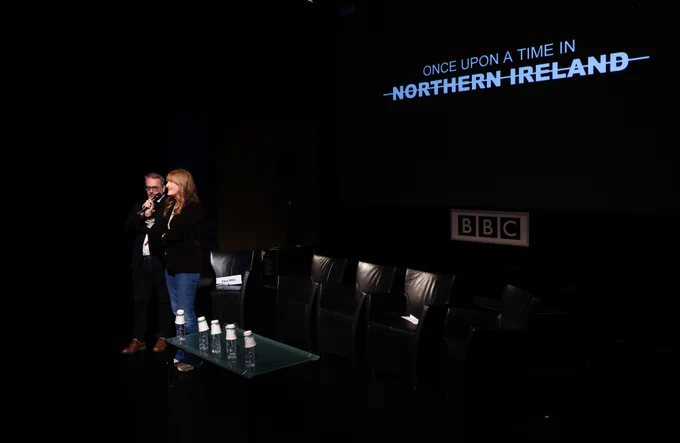 BBC’s Head of Documentaries, Clare Sillery and Eddie Doyle, Head of Content Commissioning, BBC Northern Ireland